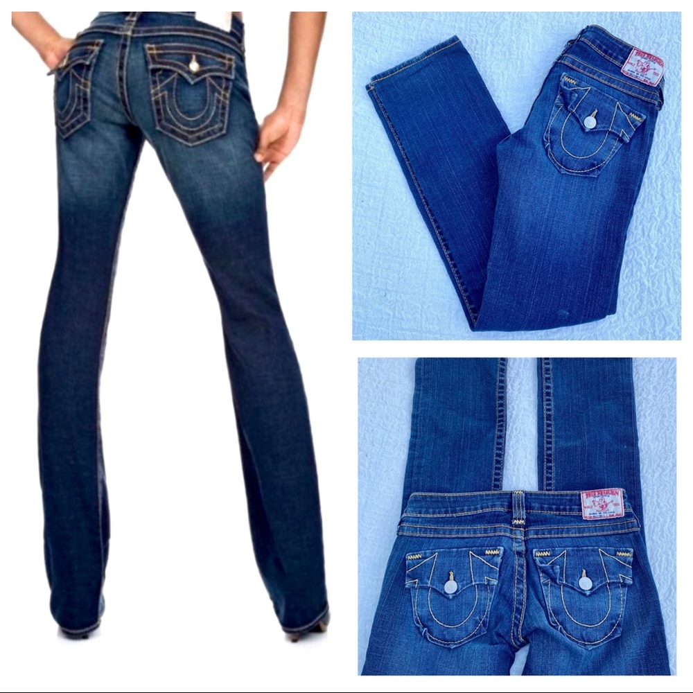 ๐HP 26/31 True Religion โBILLY BIG Tโ Straight Jeans - Picture 9 of 16